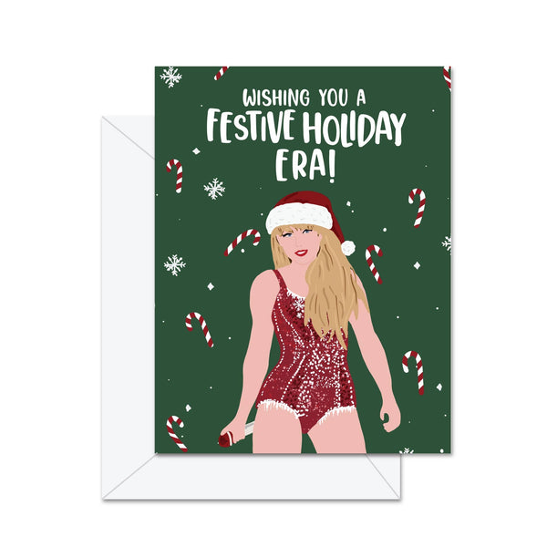 Wishing You A Festive Holiday Era - Greeting Card