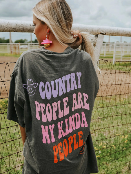 Country People Are My Kind of People (Front + Back) Graphic (LAST ONE)
