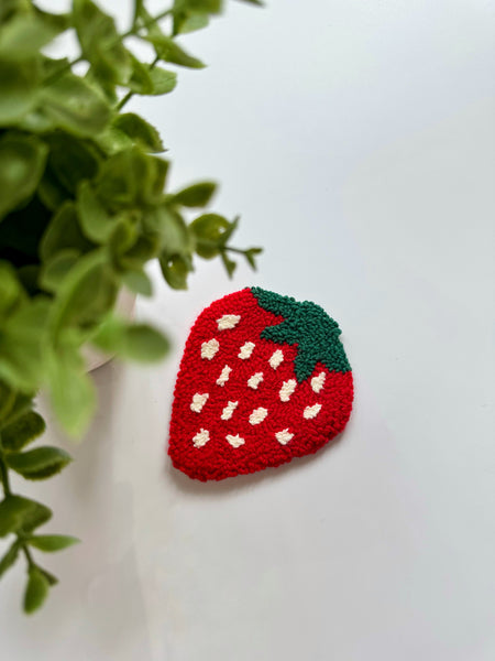 Handmade Punch Needle Rug Mug - Summer Collection