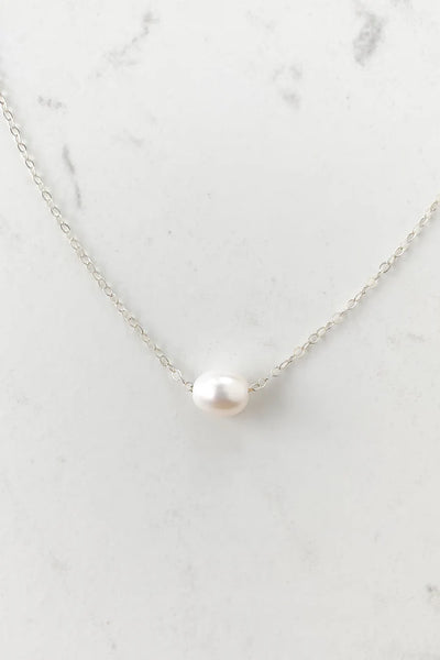 SINGLE PEARL DAINTY NECKLACE