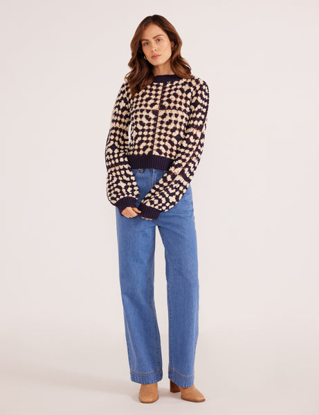 Meyer Crochet Knit Jumper