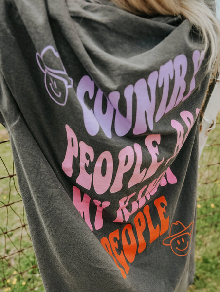 Country People Are My Kind of People (Front + Back) Graphic (LAST ONE)