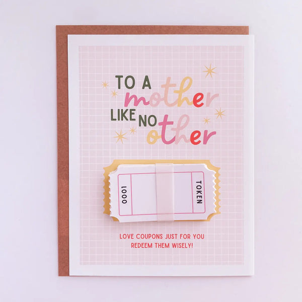 TO A MOTHER LIKE NO OTHER - LOVE COUPONS