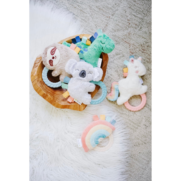 Sloth Ritzy Rattle Pal™ Plush Rattle Pal with Teether