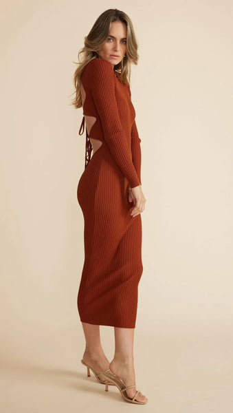 ALBA KNIT MIDI DRESS (LAST ONE)