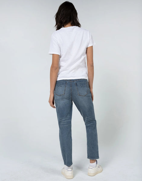 DEBBIE Step-Mom High Rise Slim Fit in Express
