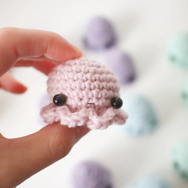CROCHET OCTOPUS KEYCHAIN