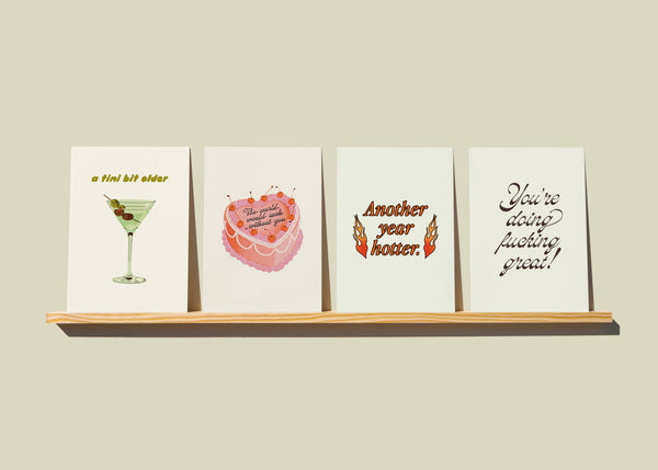 The World Would Suck Without You Heart Cake Greeting Card