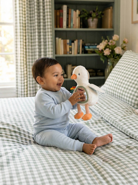 *NEW* Itzy Bitzy Mirror™ Sensory Tummy Time Mirror - Goose