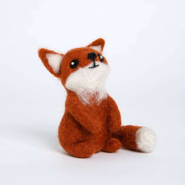 Fox Cub Mini Needle Felting Kit