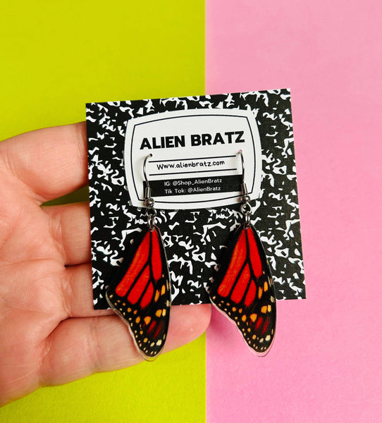 Monarch Butterfly Earrings