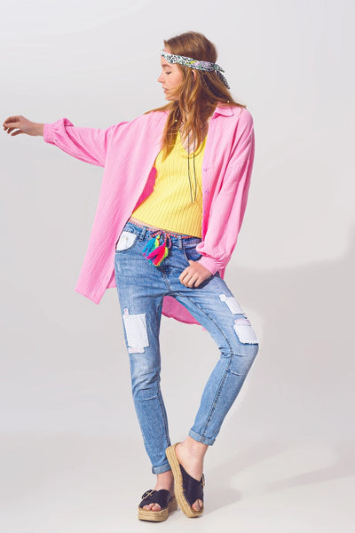 Textured Loose Fit Shirt