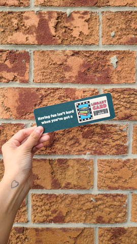 Library Card Bookmark