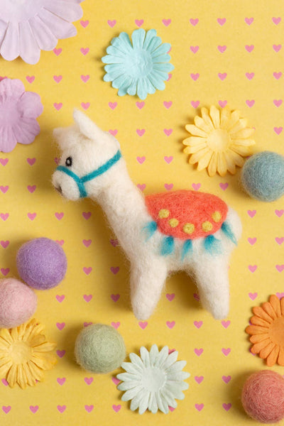 Alpaca Mini Needle Felting Kit