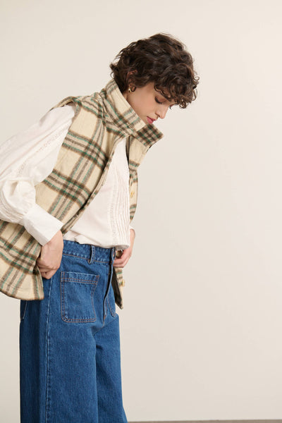 Plaid Vest
