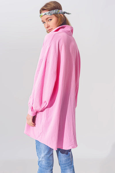 Textured Loose Fit Shirt