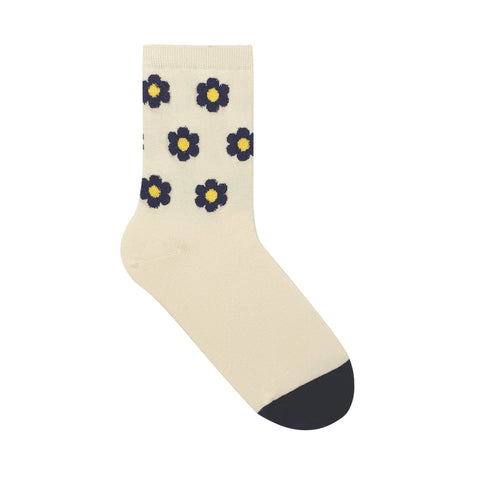 Women's Crew Flower Socks