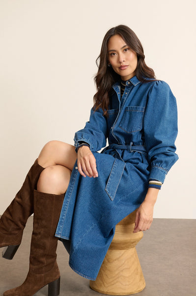 Babette Denim Shirt Dress
