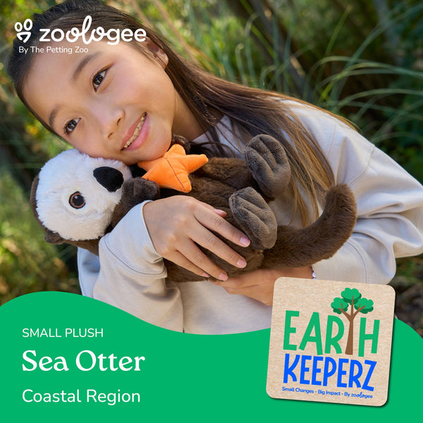 Earth Keeperz Sea Otter small 11" Recycled Plush