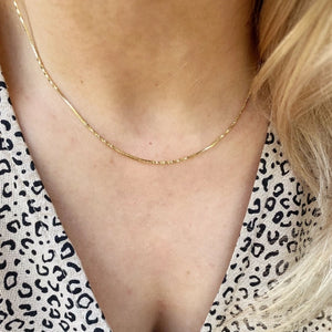 18K Gold Filled Twisted Box Chain