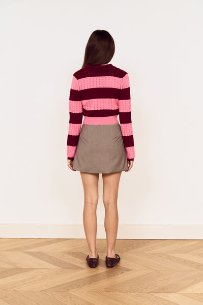 Lourdes Stripe Cardigan