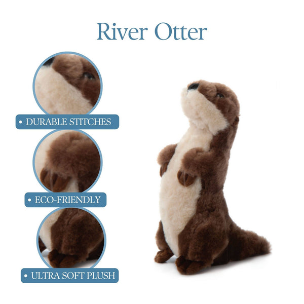 10" (25cm) Wild Onez River Otter Stuffed Animal