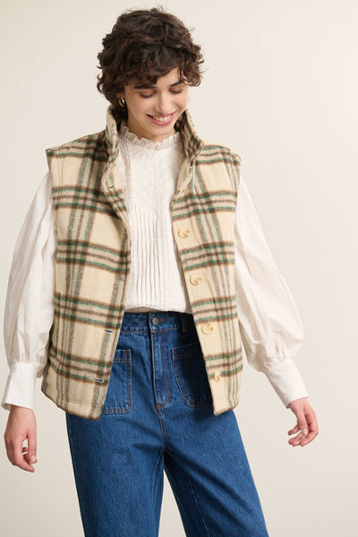 Plaid Vest