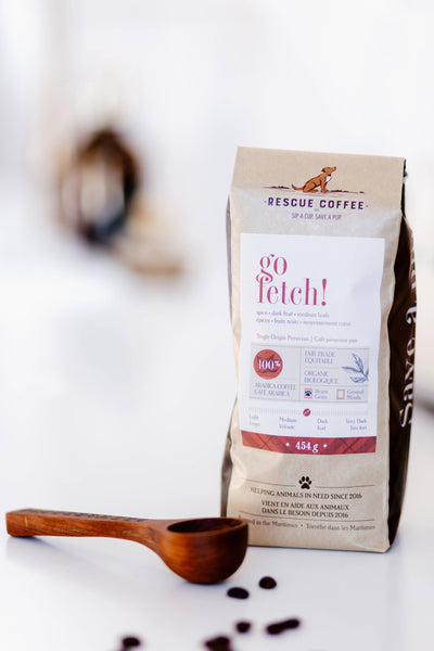 Go Fetch! | Medium-Dark Roast | 1lb Bag | Organic Coffee: Whole bean