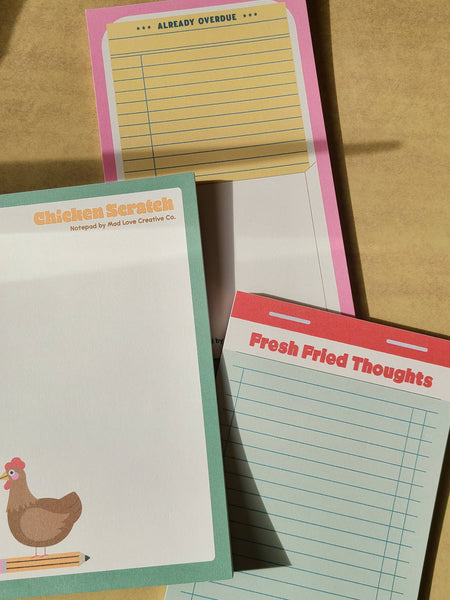 Fresh Fried Thoughts Notepad
