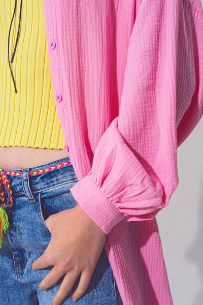 Textured Loose Fit Shirt