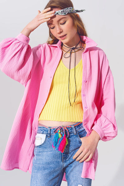Textured Loose Fit Shirt