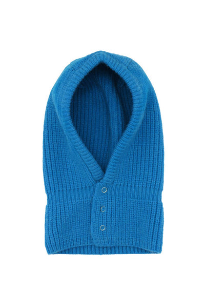 Button Up Balaclava in Blue