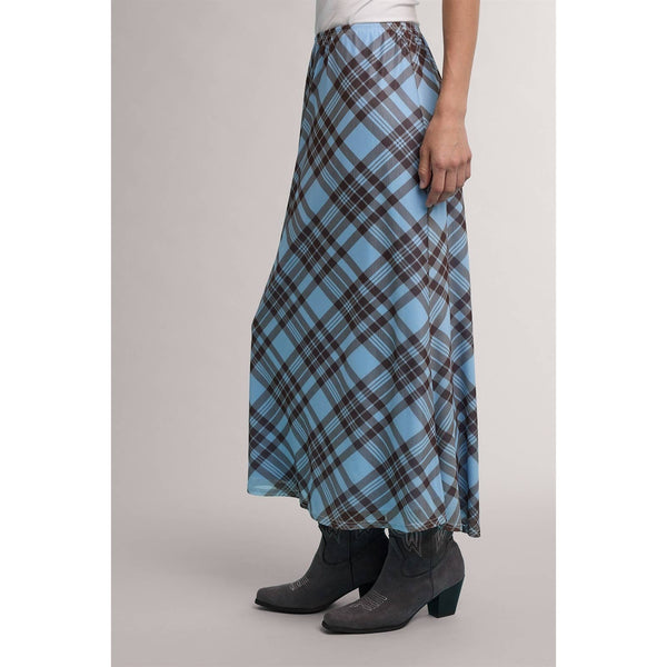 Plaid Midi Skirt