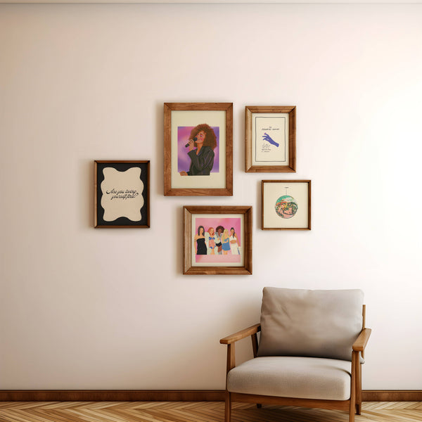 1990s Spice Girls Art Print: Pink Gradient