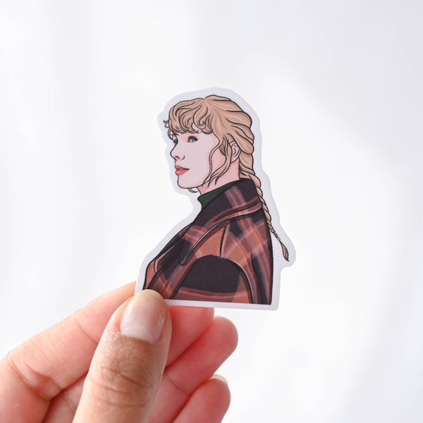 Taylor Evermore Pop Culture Sticker