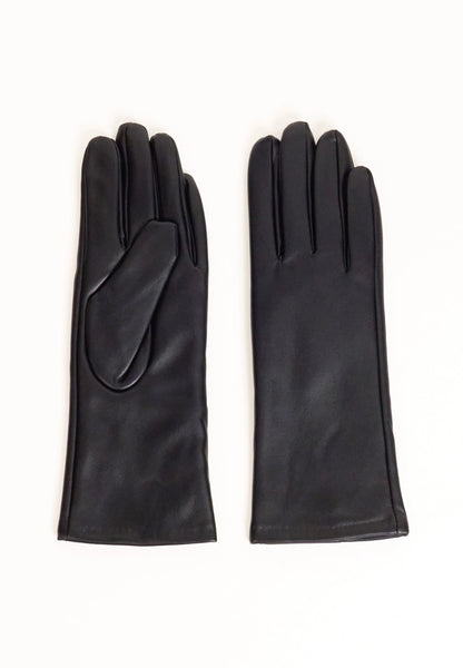 Faux Leather Touch Screen Gloves