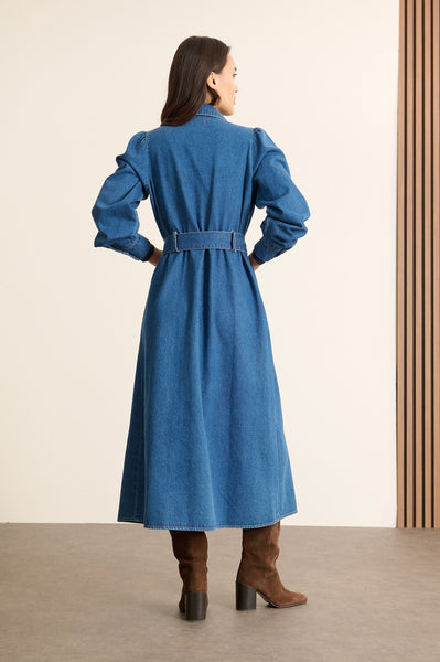 Babette Denim Shirt Dress