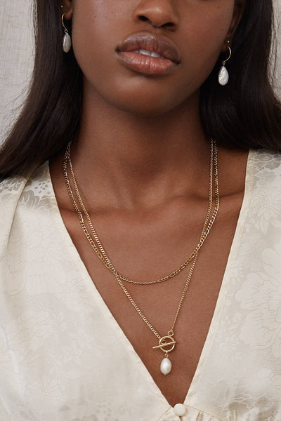 Freshwater Necklace - Gold Plated