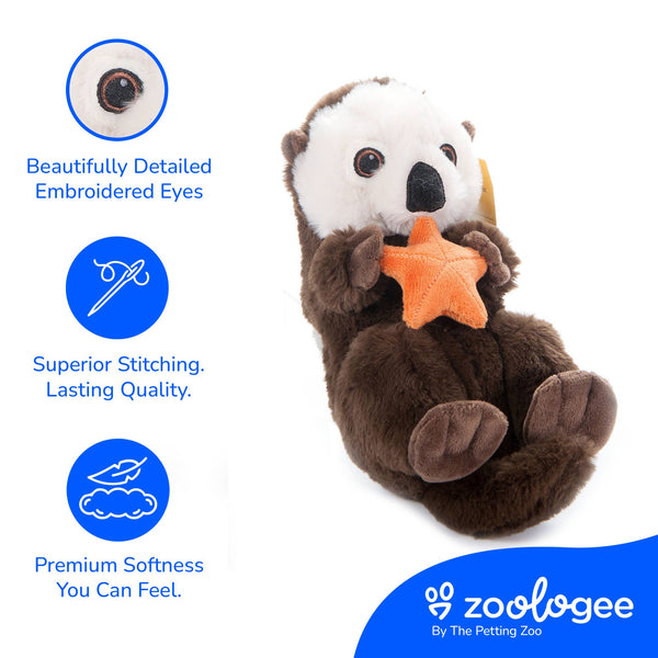Earth Keeperz Sea Otter small 11" Recycled Plush