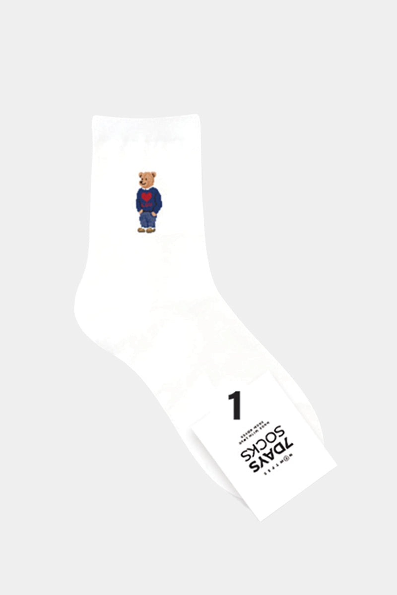 Women's Crew Socks Bear