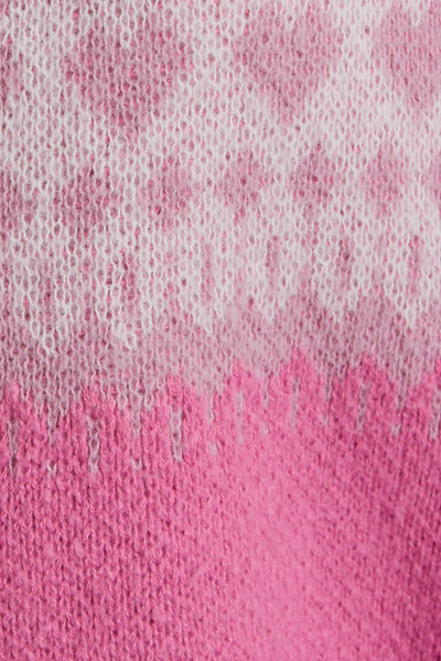 Pink Heart Sweater Cardigan
