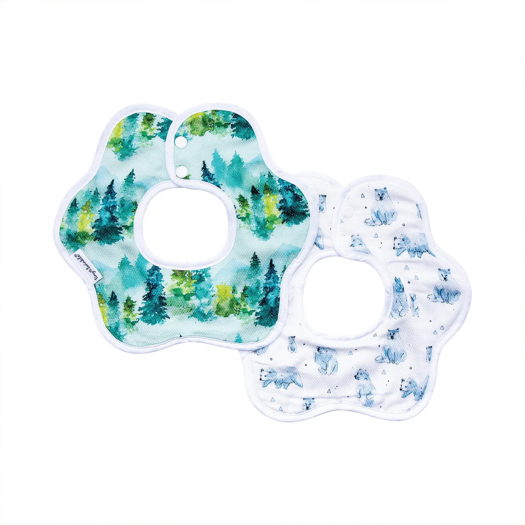 Kaffle Roundabout Bib 2PK - Forest Set