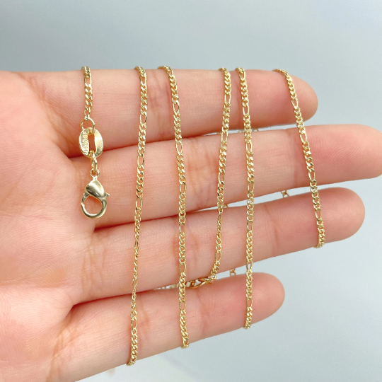 18k Gold Filled Figaro Chain