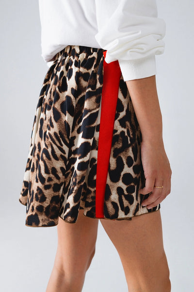 Leopard Print Shorts