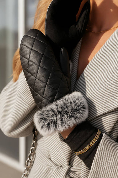 Club Rochelier Ladies Diamond Quilt Mitt