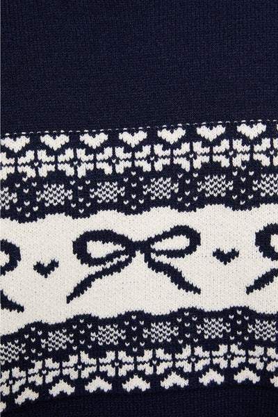 Bow Graphic Sweater