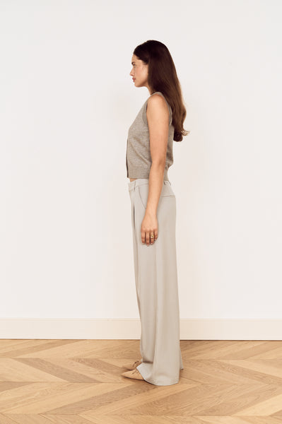 Round Neck Knitted Vest