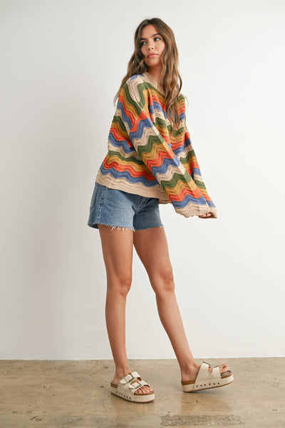 Color Block Sweater