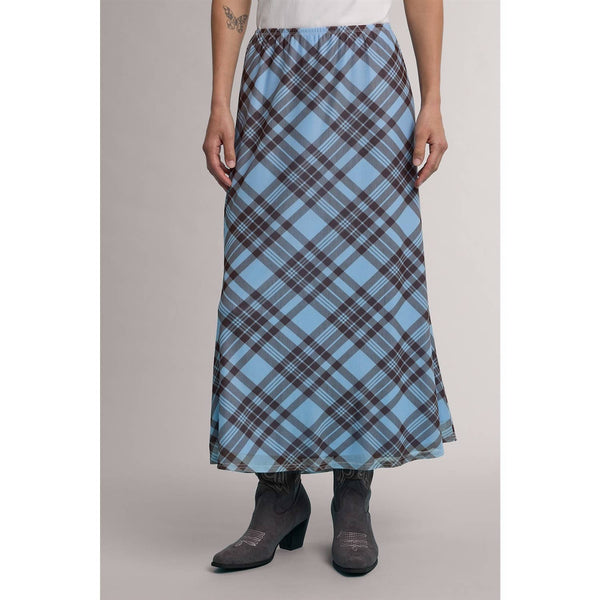 Plaid Midi Skirt