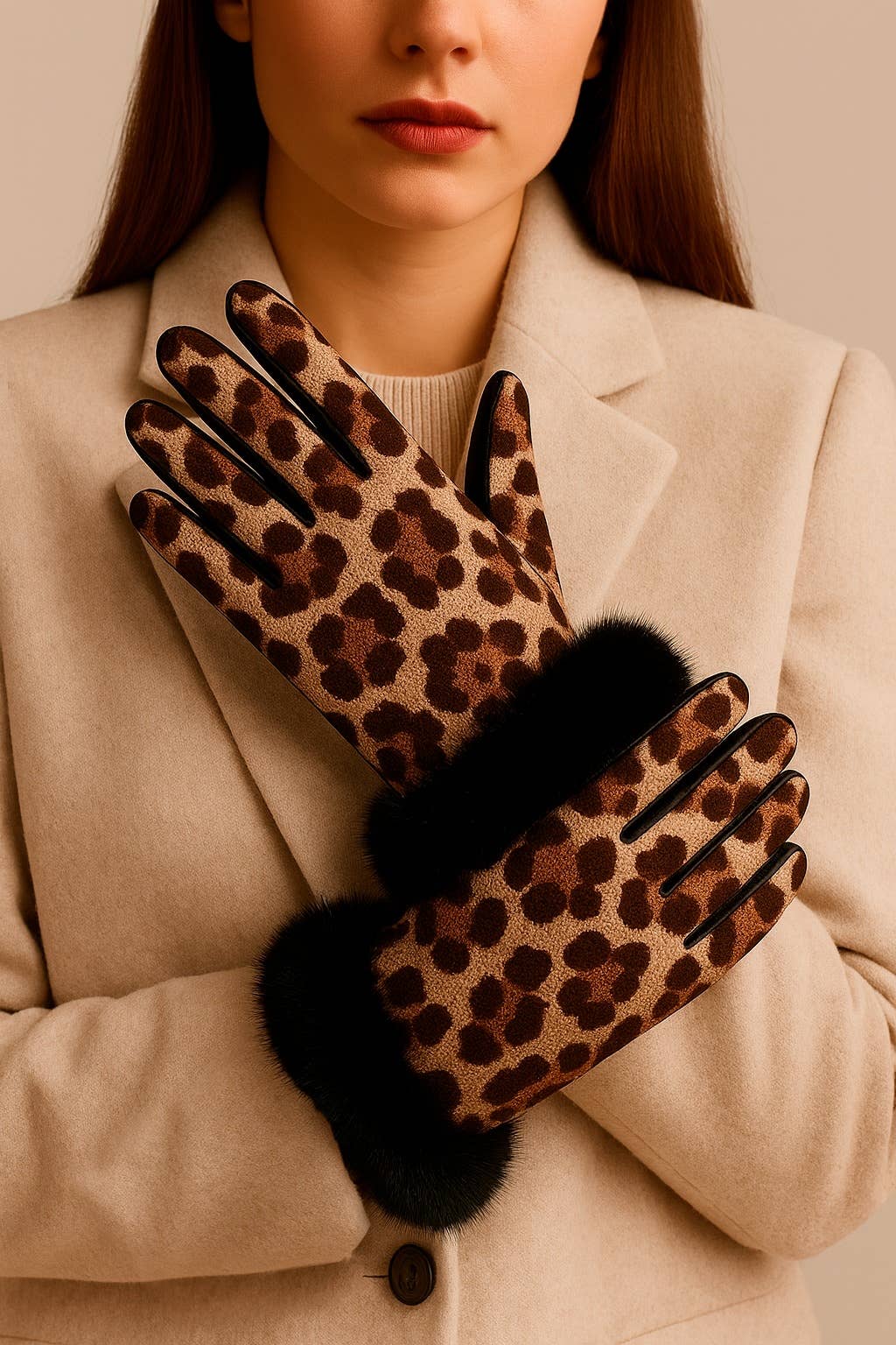 Club Rochelier Animal Print Glove